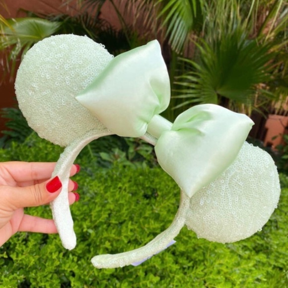 Disney Mint Green Sequined Ears - Picture 3 of 7